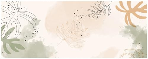 Wallario Küchenrückwand selbstklebend 115 x 50 cm, Motiv: Botanisches Aquarell | Spritzschutz abwischbar & pflegeleicht