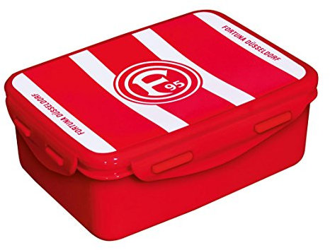 benu Brotdose Clip und Close, Rot-Weiß, 23029