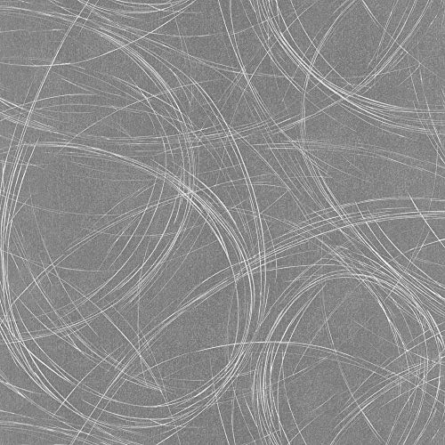 marburg Tapete Grau Grafisch Ovale Linien Geschwungen Ideal für Wohnzimmer Colani Visions Made in Germany 10,05m X 0,70m 53327