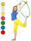 Hula Hoop Reifen Gymnastikreifen Fitnessreifen Trainingsreifen Turnreifen für Kinder und Erwachsene, robust, Kratzfest, bruchsicheres Aluminium, 90 cm, Grün