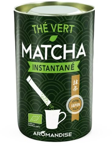 Aromandise Thé vert Matcha Bio instantané