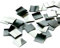 100er Set Magnet-Plättchen selbstklebend I Größe 3x3 cm I für Foto Postkarte Poster Notizen I diy Kühlschrank-Magnet I mag092