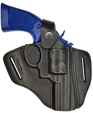 VlaMiTex R3 2,5 Zoll Leder Revolver Holster Frame K/L für Smith and Wesson 10/19 / 44/66 / 67/69