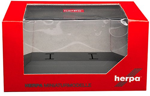 Herpa Einzel Vitrine mit Sockel passend für PKW H0 1/87 Modell Auto mit individiuellem Wunschkennzeichen
