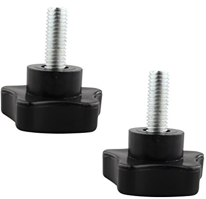 Futheda Lot de 2 vis de serrage M8 x 20 mm Noir