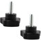 Futheda Lot de 2 vis de serrage M8 x 20 mm Noir