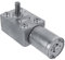 Akozon Motorreductor, Motorreductor de tornillo sinfín de alto par reversible, Motor de reducción CC 12V CW/CCW(40RPM)