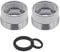 Wasserhahn-Adapter, massives Metall, für Wasserfilter, 2 Stück, silber