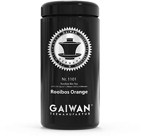 Große Teedose aus Glas für losen Tee, schwarz, luftdicht, 250 g, 500 g, 1000 g, beschriftet für Tee Nr. 1101 von GAIWAN
