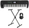 Korg i3 Music Workstation - Tastiera con 61 tasti, supporto per tastiera e cuffie inclusi, colore: Nero