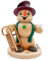 Kuhnert - Erzgebirgische Holzkunst Räuchermann Räucherfigur Schneemann 19cm - Schlittenfahrer