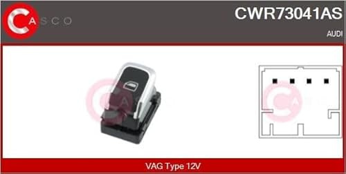 CASCO Fensterheberschalter CWR73041AS