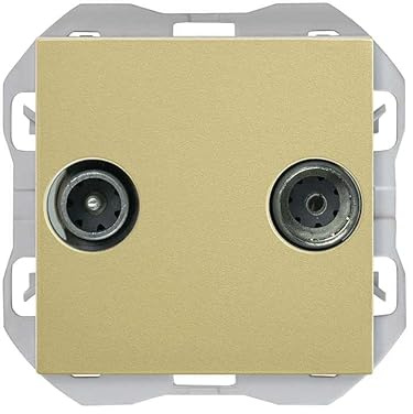 Toma antena R-TV+ SAT unicaSimon 20000486-097 Simon 270Bronce