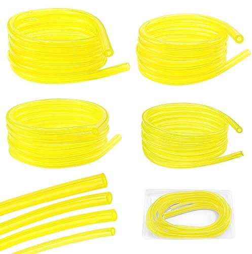 VooGenzek 4 Piezas Mangueras de Combustible, 1m Manguera de Aceite (2 x 3.5mm, 2.5 x 5mm, 3 x 5mm, 3 x 6mm), para Cortacésped, Cortadora de Cepillo, Motor General