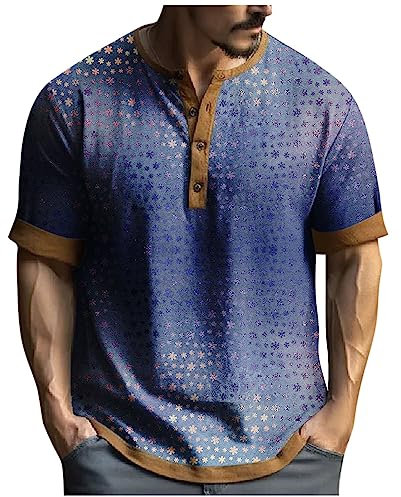 Henleyshirt Casual Laufshirt Sommer Outdoor Blusen Tshirts Regular Fit Outdoorshirts Atmungsaktiv Oberteile Langarm Leicht Lässiges Shirt Outdoor Shirt Sommer-Look Sommer Bluse（ XL，1-Royal Blue）