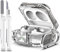 MHYALUDO Clear Case for Galaxy Buds - Compatible with 2023 FE, 2022 Buds2 Pro, 2021 Pro, 2021 Buds2, 2020 Live - Kit Included, Black