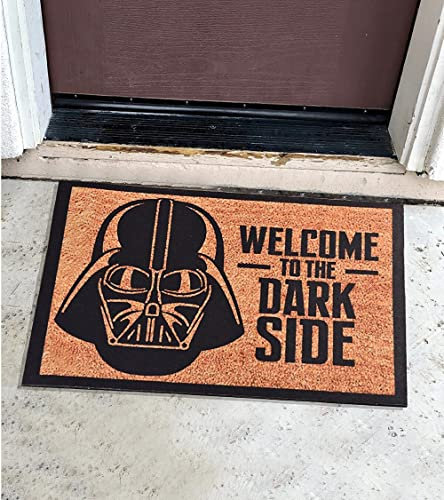 Welcome Home Doormat New Home Gifts Welcome to The Dark Side Door Mat Funny Doormat Welcome Mat Outdoor Mat Welcome Mat Non-Slip Doormat Shoe Mat Porch Decor 50x80cm