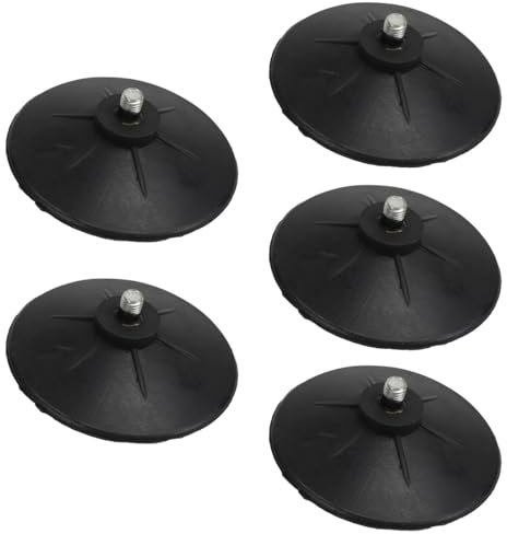 SquEqu Boxsack mit Ständer, Saugnapf, Ersatz-M8-Gewindeschraube, strapazierfähig, 8,5 cm, Saugnäpfe für Cobra Reflex Bag, Spinnstange, Podest, Boxball, Ausrüstung, Boden, Glas, Fliesen, 5 Stück