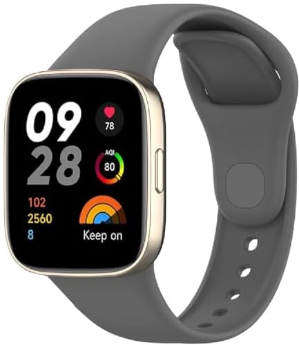 FYISWHO Bracelet Sport pour Redmi Watch 3 Active, Bracelet de remplacement en Silicone pour Xiaomi Redmi Watch 3 Active