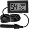Wedhapy Thermomètre hygromètre numérique avec sonde Externe Thermomètre pour incubateur de Reptiles Hygromètre d'aquarium Thermomètre numérique Thermomètre LCD