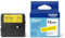 Brother Original Btag-631 Schriftband 12 mm, 4 m lang, schwarz/gelb