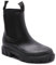 Harssidanzar Donna Stivali da pioggia corti Scarpe da giardino impermeabili Antiscivolo Caviglia Chelsea Boot per lavoro all'aperto HL216EU, Nero, Taglia 37