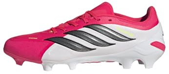 adidas Unisex Predator League Firm Ground Football Boots, Lucid red/core Black/FTWR White, 36 2/3 EU