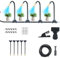 Automatic Drip Irrigation System, 360° Bendable Nozzle Garden Balcony Watering System Atomization Sprinkler Irrigation Kit (5M)
