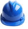 Schutzhelm mit weicher Dämpfung und verstellbarer Passform, maßgeschneidert für den Bau (blau)
