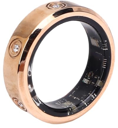 XUMIUZIY Smart Ring, Fitness Tracker Smart Ringe für Frauen Männer Ultra Dünn 6,3 Mm Stiefkalorien Tracker mit Bluetooth Verschluss für das Ausführen von Schwimmtraining (11#)