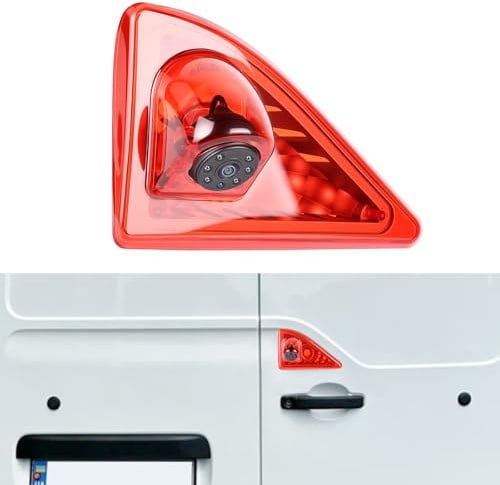 CAMECHO 720P HD Rückfahrkamera für Nissan NV400 2010-2016/ Opel Movano 2010-2016/ Renault Master 2010-2016, 140° Weitwinkel, IP67 wasserdicht, Nachtsicht mit Infrarotlichtern