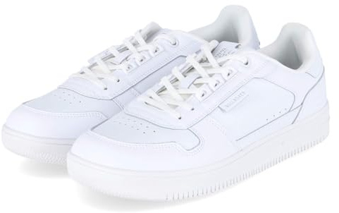 BULLBOXER 7QQ0400101 1100 Herren Sneaker Low Leder und Synthetik in Weiss - Gr. 43