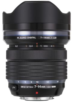OM SYSTEM M.Zuiko Digital ED 7-14mm F2.8 PRO Weitwinkelzoom Objektiv | Lichtstarkes Ultraweitwinkel für MFT-Kameras, kompakt, robust, ideal für Astro, Architektur & Landschaftsfotografie