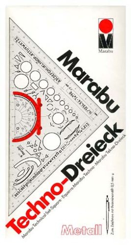 Marabuwerke 5522 80 000 - Dreieck Techno Plastik für Metallbau Marabu 5522