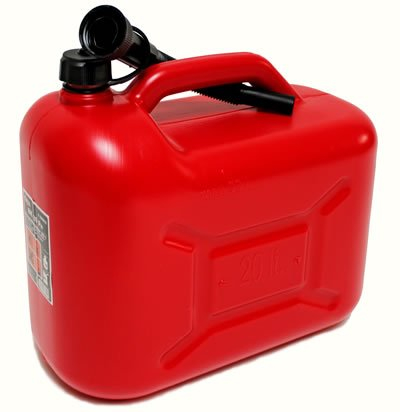 DEMA Plastik Benzinkanister rot 20 Liter HDPE