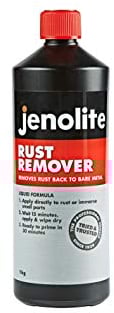 JENOLITE- Décapant de Rouille Liquide. pour Le Traitement Rapide de la Rouille, Retour au métal Nu. Contenu : 1 Litre