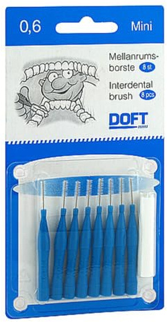 INTERDENTALBÜRSTE 0,6 Mini Doft 8 St