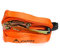 Psychi Barefoot Slackline Funline Jibline Kit | komplettes Set mit Ratschengurt 5 m 50 mm | Spaß für Erwachsene und Kinder (orange)