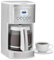 Cuisinart dcc-3200 W 14-cup programable cafetera – acero inoxidable/blanco, Color blanco
