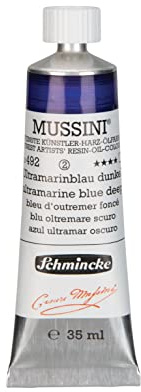 MUSSINI® - finest artists' resin oil colors, ultramarine blue dark - 35 ml