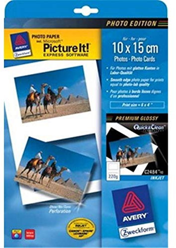 Avery c2484-c Photopaper Q.C 10 A4 21 x 29,7 cm (A4) Fotopapier