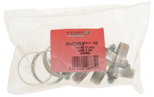 Pearl PHC09X 55mm Hose Clips Size 2 (Pack of 10)
