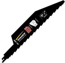 Diager - Lame de scie sabre carbure pas de 2,5 x Lu. 280 mm Spécial BRIQUE - L206SL3001 - Diager