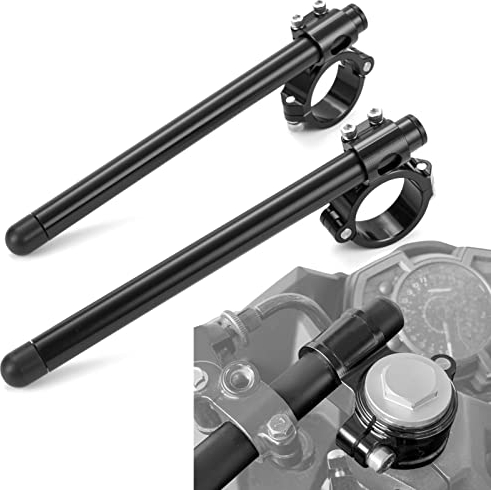 Fullibars kit semimanubri Ø 43mm compatibile con Yamaha R6 1998-2002 forcella Ø 43mm racing semi manubri inclinazione 5°,tubo Ø 22.2mm,realizzato in CNC alluminio