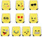 Lynlon Emoji Turnbeutel, Mitgebsel | Kindergeburstagen | Gastgeschenke [10 Pack] für Kinder Geburtstage, Kunst und Handwerk Veranstaltungen, Emoji Party Supplies