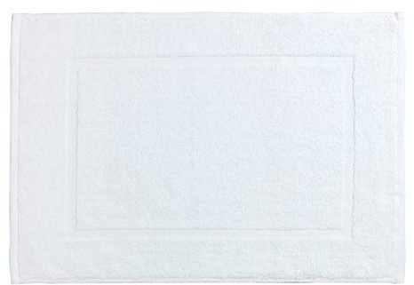 Allstar Frottier Badematte Zen Weiß - Duschvorleger, Baumwolle, 40 x 60 cm, Weiß