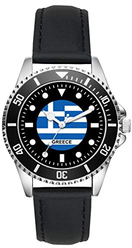 KIESENBERG Uhr - Griechenland Greece Geschenk Artikel Idee Fan L-20921