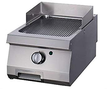 Maxima Gastro Heavy Duty Grillplatte - Gerilltes Chrom - Einzeleinheit - 70 cm Tief - Gas