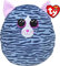 Ty Kiki Grey Cat Squish a Boos 14 | Beanie Baby Weiches Plüschtier | Sammlerstück Kuscheliger Stoffteddy