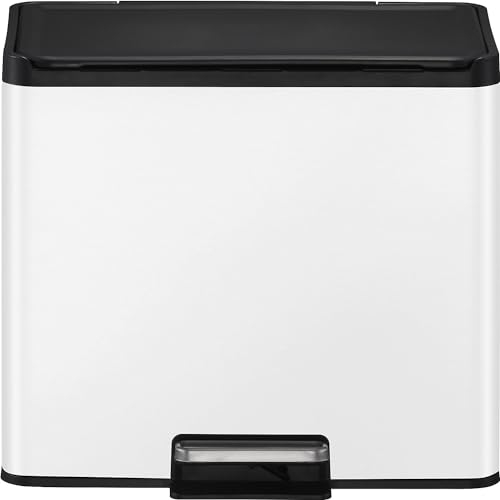 Essential Recycler Pedal Bin 15 + 15 Litres EKO